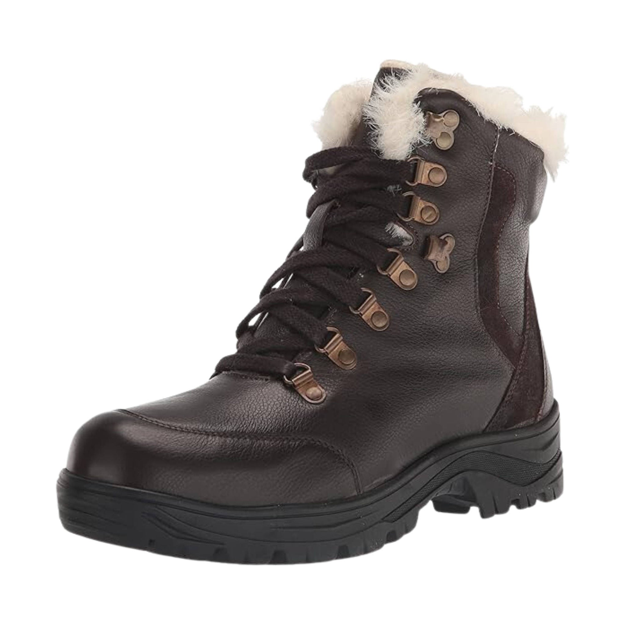 Tundra Women's Lace Cleat Winter Boots - Brown by Lenny's Shoe & Apparel