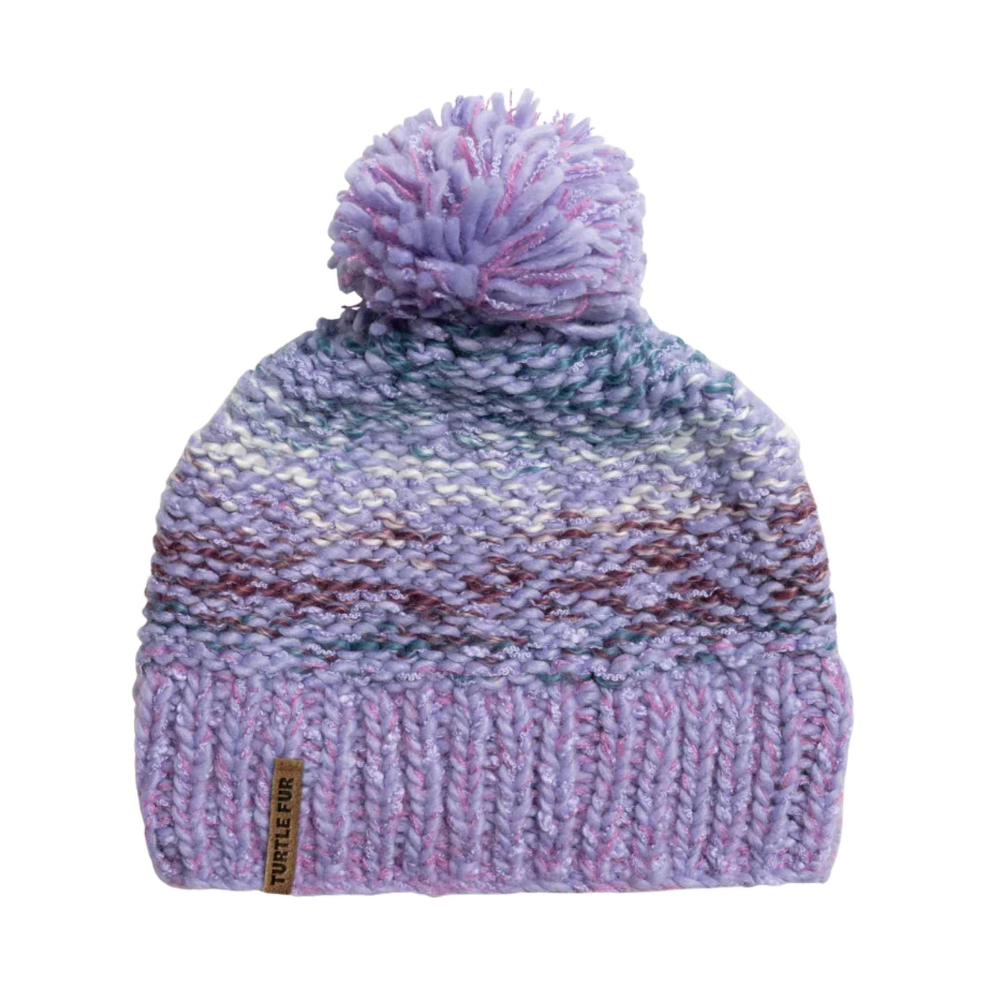 Turtle Fur Firefly Pom Beanie - Periwinkle by Lenny's Shoe & Apparel