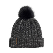 Turtle Fur Lexi Pom Beanie - Graphite by Lenny's Shoe & Apparel