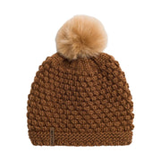 Turtle Fur Snowfall Pom Beanie - Camel by Lenny's Shoe & Apparel