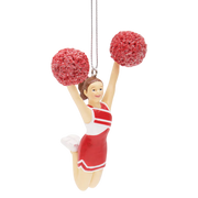 Cheerleading Ornament - Pom Pom Leap