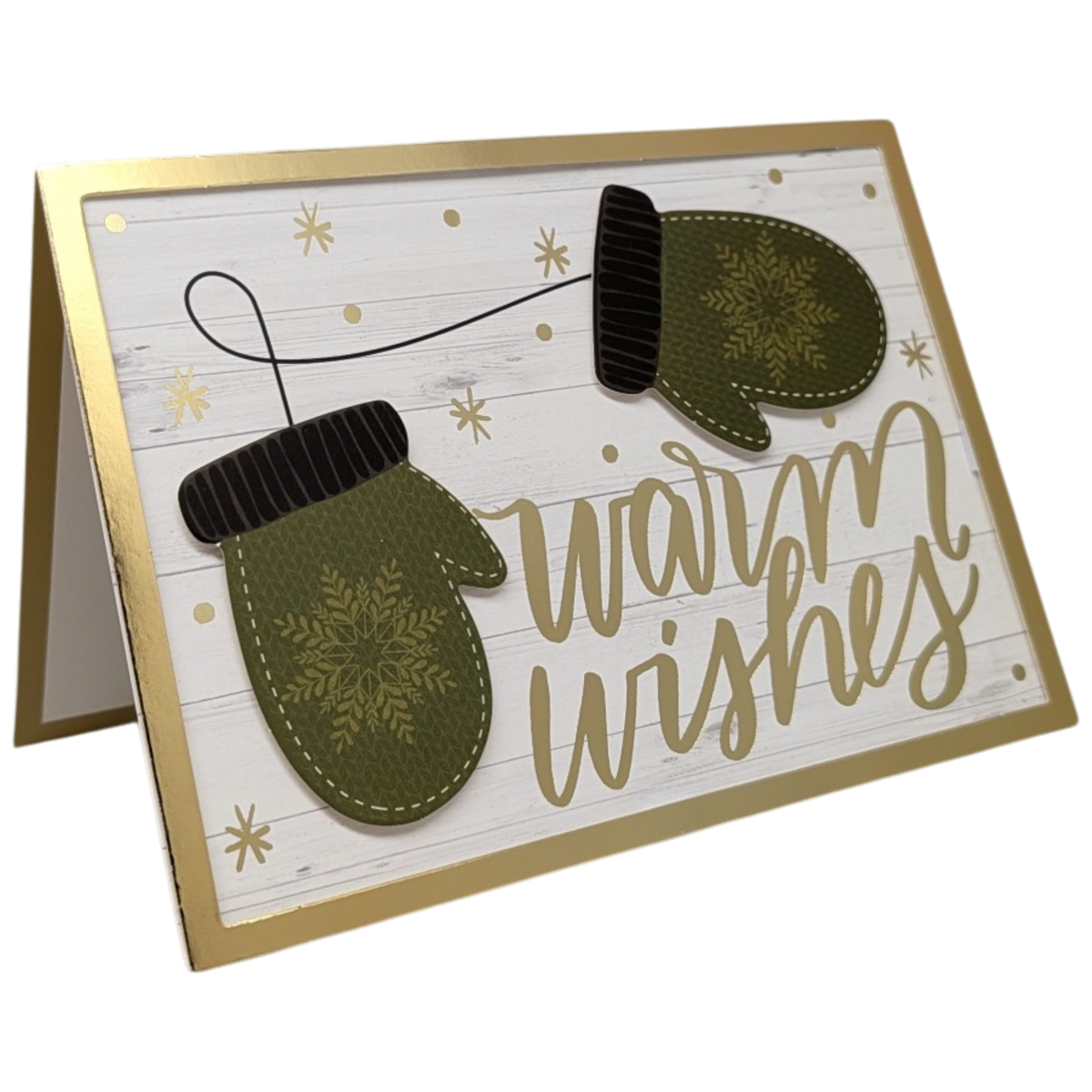 Warm Wishes Mitten Handmade Card Collection