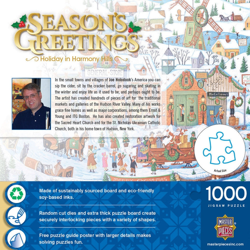 Holiday In Harmony Hills Puzzle - 1000 Pieces