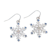 Snowflakes with Crystals - Earrings