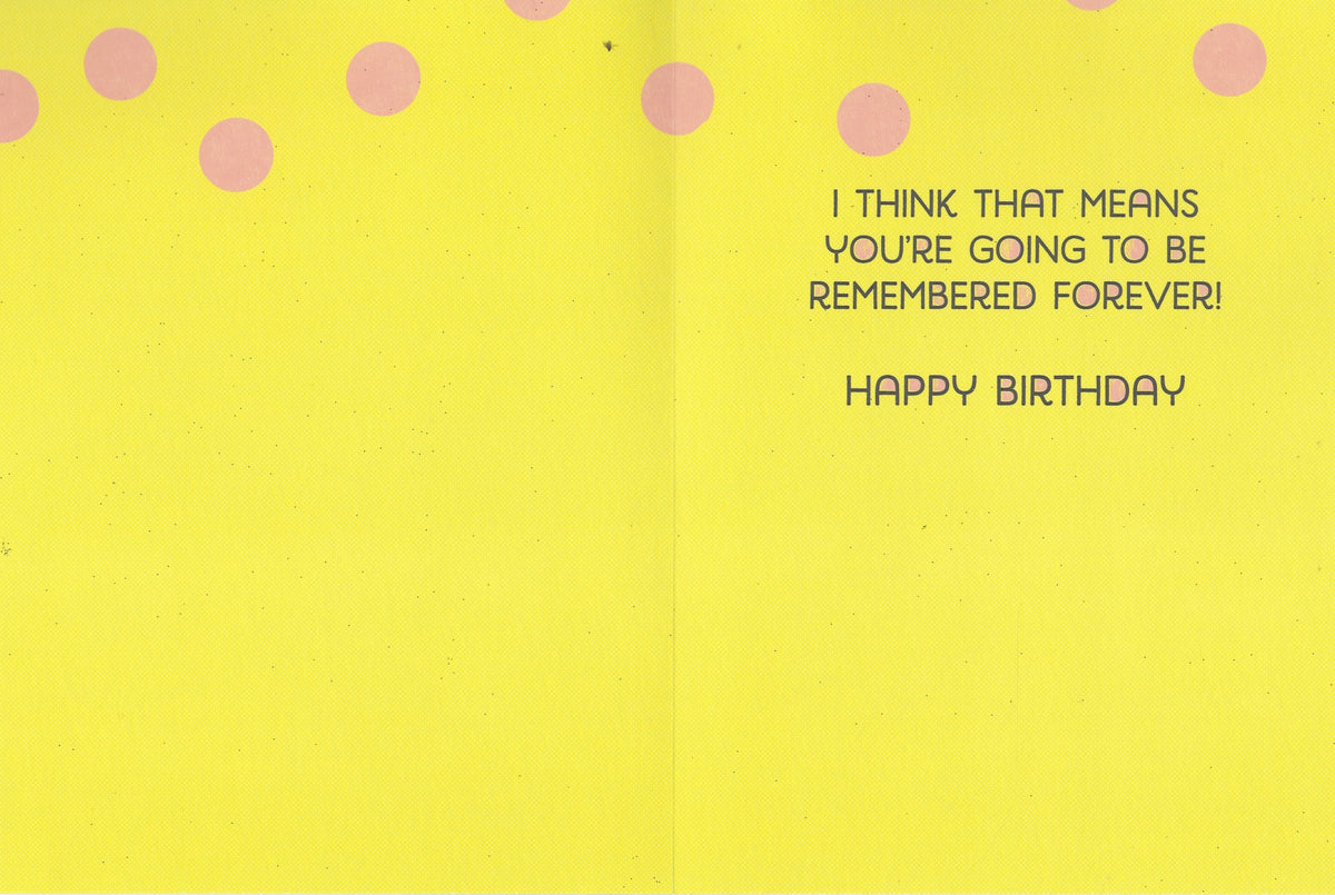 Birthday Card - Well Behaved Women