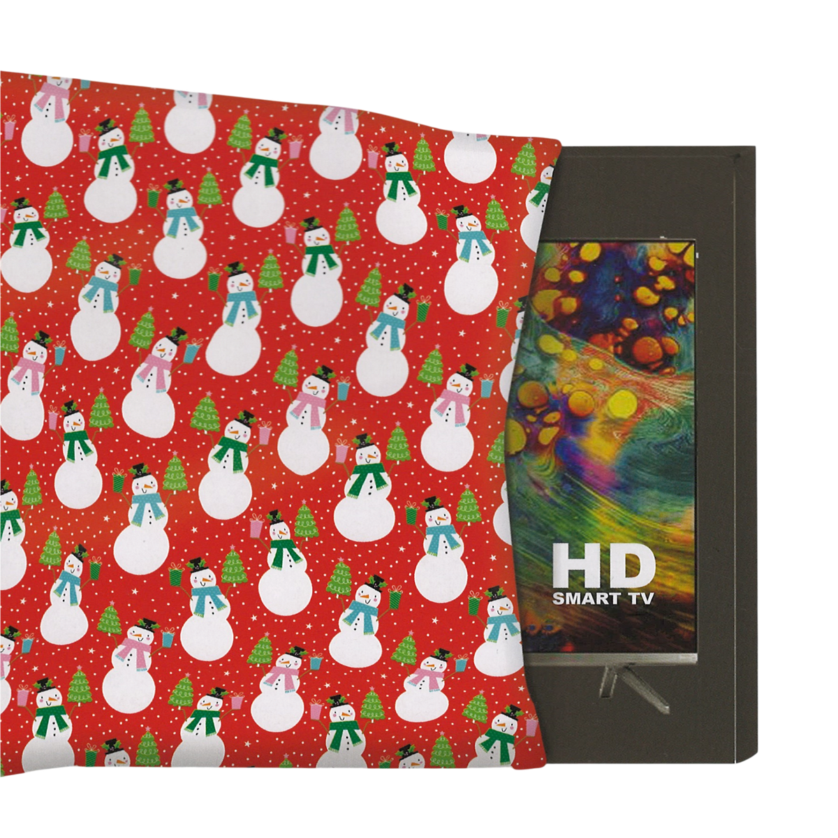 Massive TV or Bike Gift Bag - Snowmen