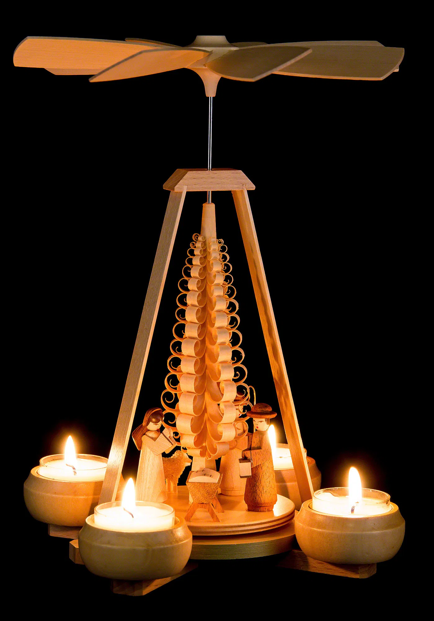 1-Tier Pyramid - Nativity by Müller Kleinkunst