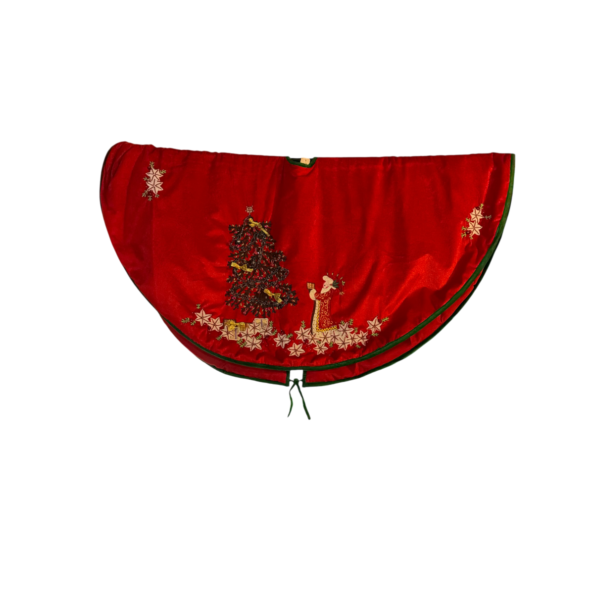56 Inch Red Velvet Santa Tree Treeskirt