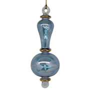 Slate Blue Sarcophagus Ornament with Canopic Jar Motif