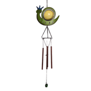 Solar LED Lighted Wind Chime - Snail