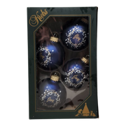Krebs Value Glass Ball 4 pack - Joyful Wishes