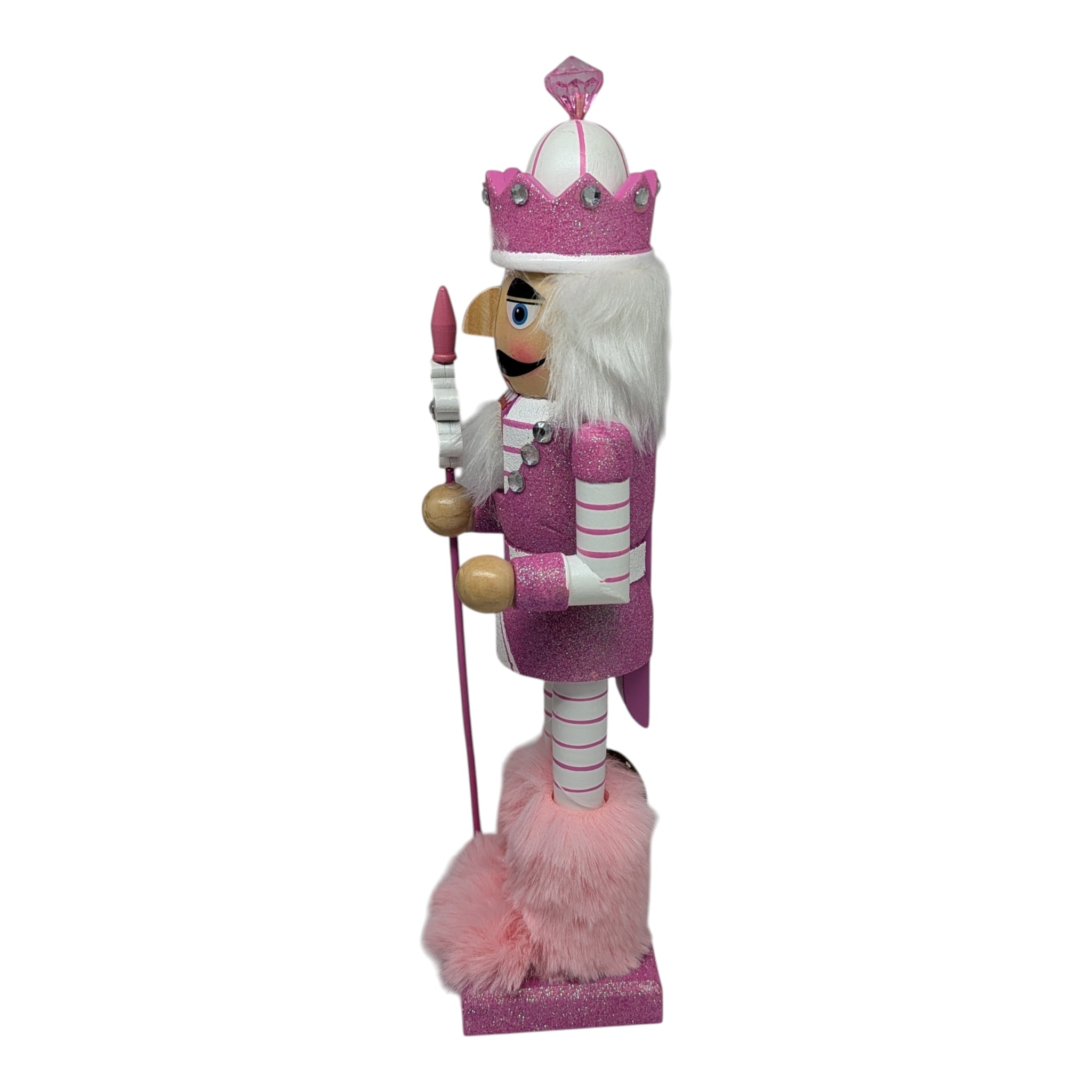 Pink Snowflake Nutcracker