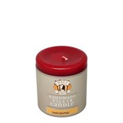 Mole Hollow Unscented Pillar Candle (Sweetheart Red) -