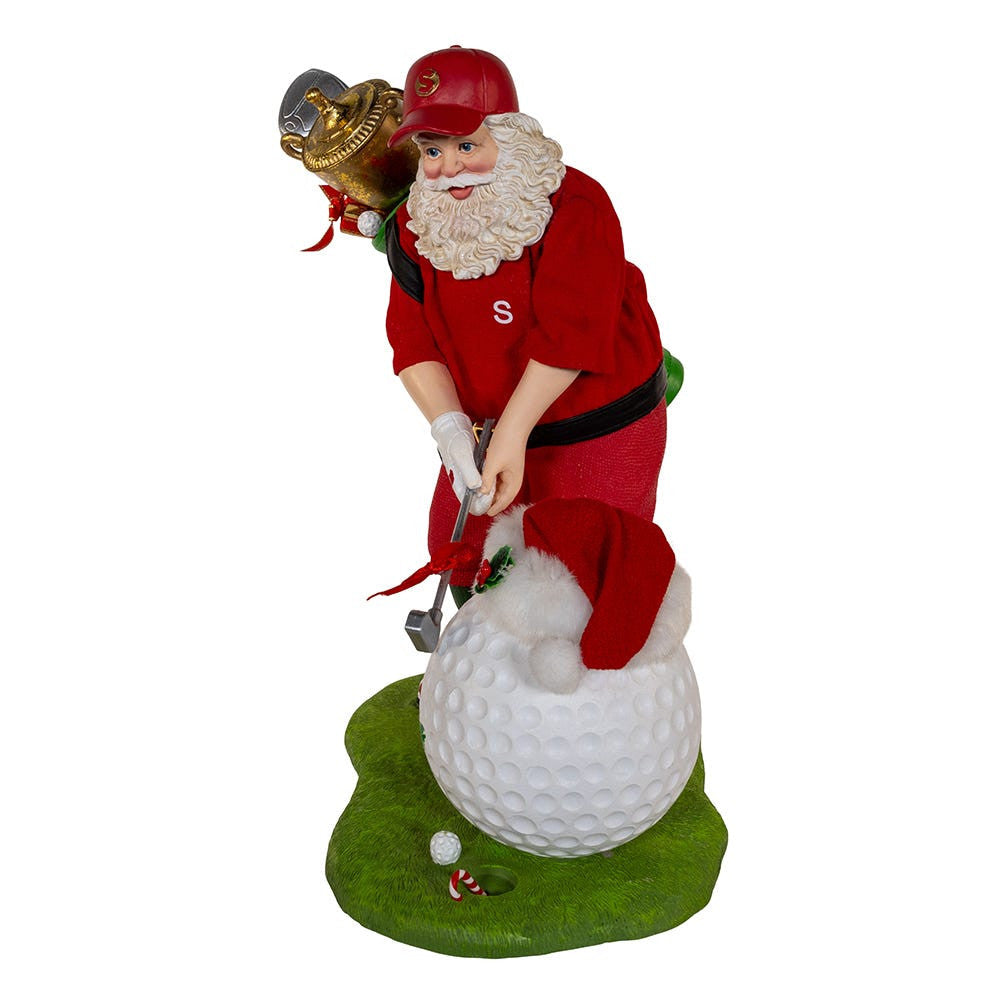 Fabriche Golfer Santa With Oversized Golf Ball