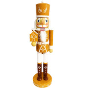 Gingerbread  Nutcracker - White Legs