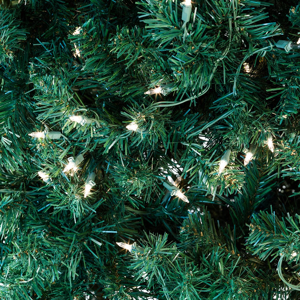 8.5 Foot Pre-Lit Clear Incandescent Upside Down Tree