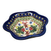 Polish Pottery Ruffled Bowl - Polish Pottery - Gingerbread Delight