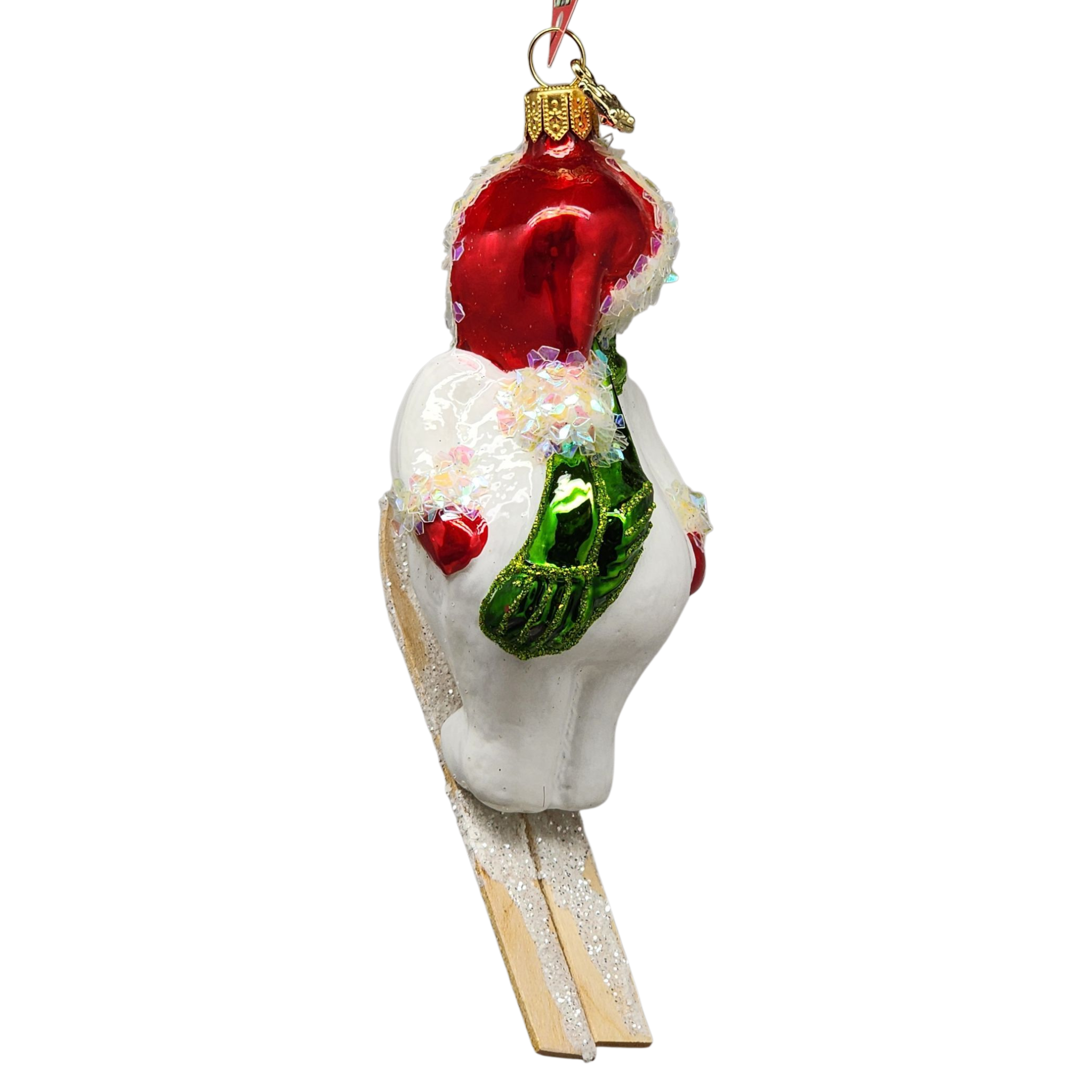 Wooshing - Skiing Snowman Ornament