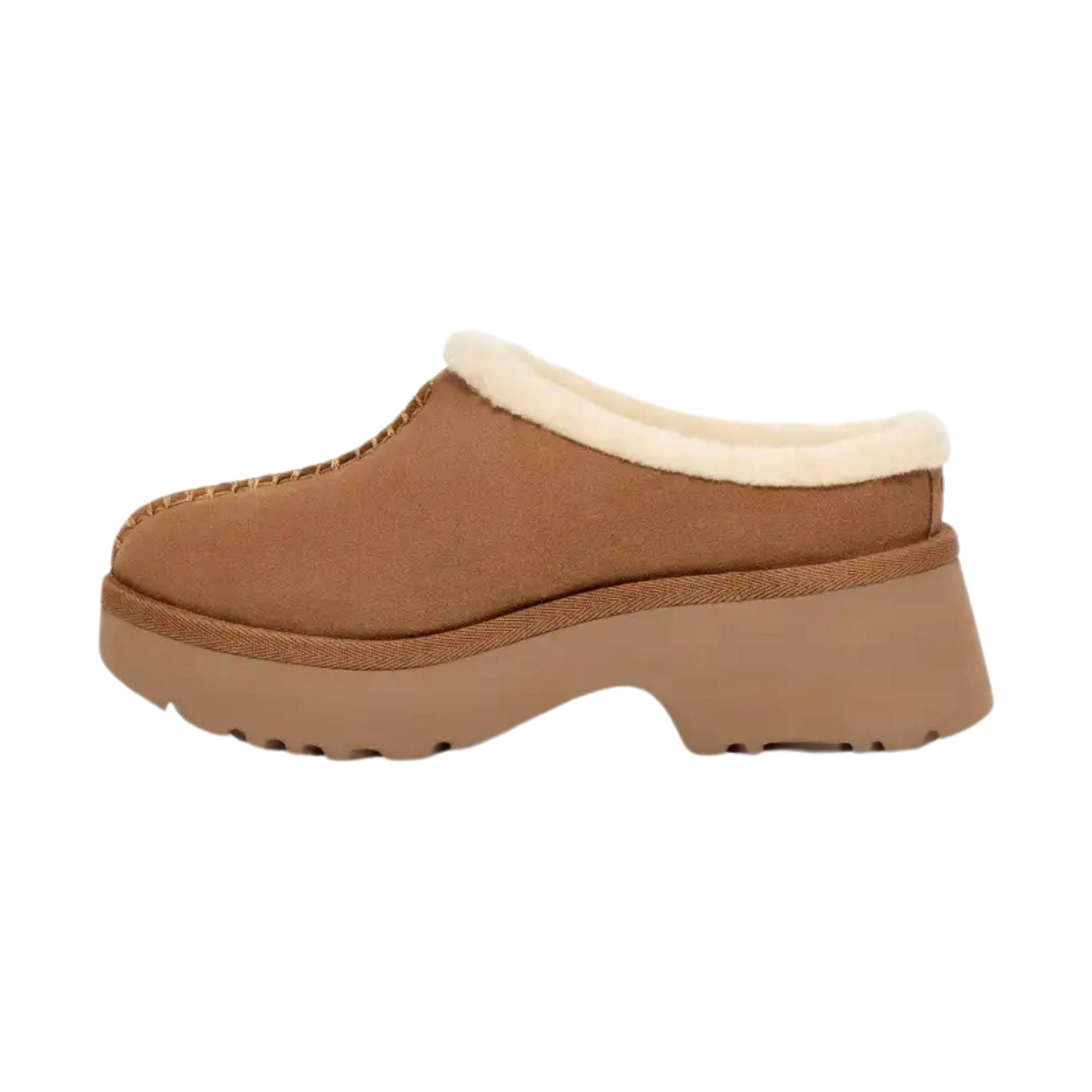 UGG Women's New Heights Cozy Clog - CHESTNUT by Lenny's Shoe & Apparel