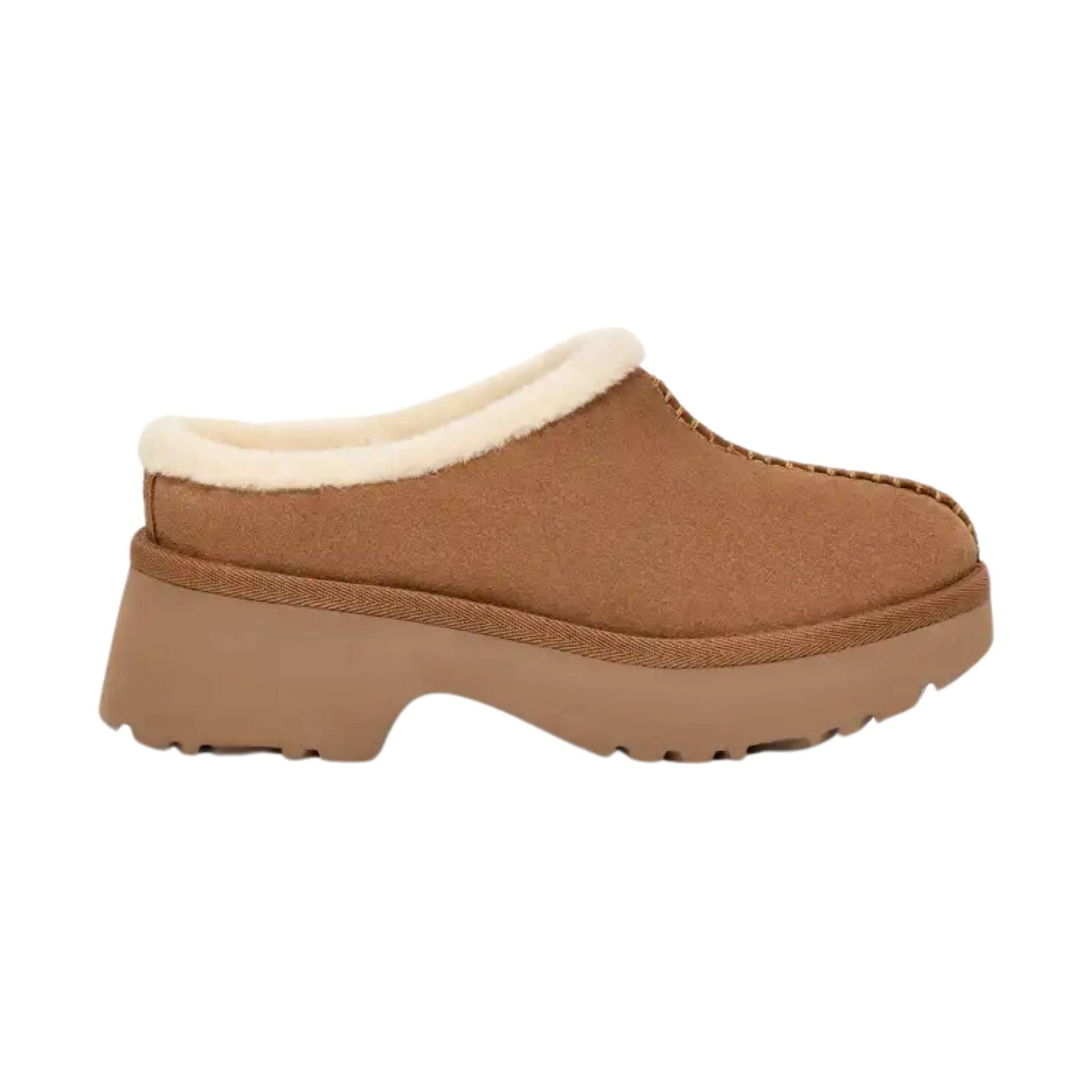 UGG Women's New Heights Cozy Clog - CHESTNUT by Lenny's Shoe & Apparel