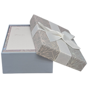 Gift Box for Gift Cards - 5" x 3.75" -  Lavender Snowflakes