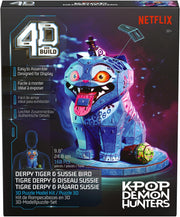 4D Build K Pop Demon Hunters Derpy Tiger 3D Puzzle Model Kit