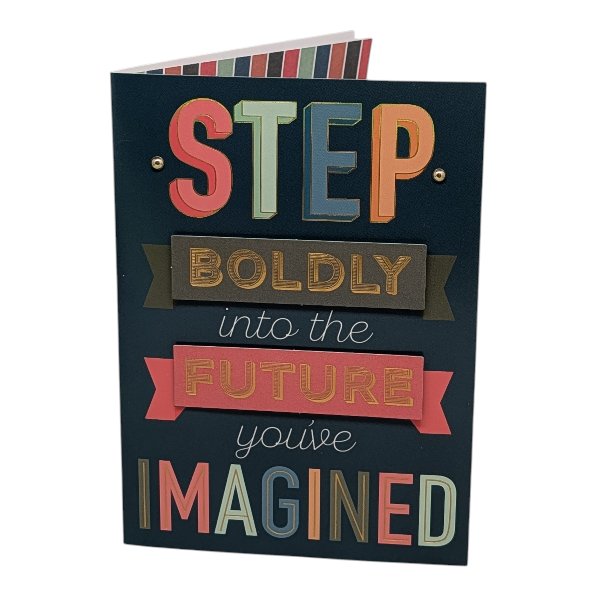 Step Boldly in the Future - Graduation Card
