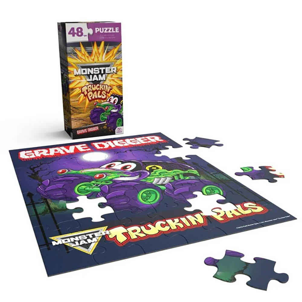 Monster Jam Truckin' Pals Jigsaw Puzzle - 48 Piece