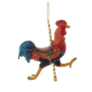 Resin Carousel Ornament - Rooster