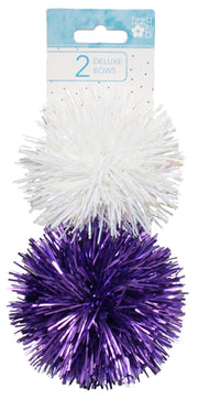 Firework Bow - Pearl and Purple