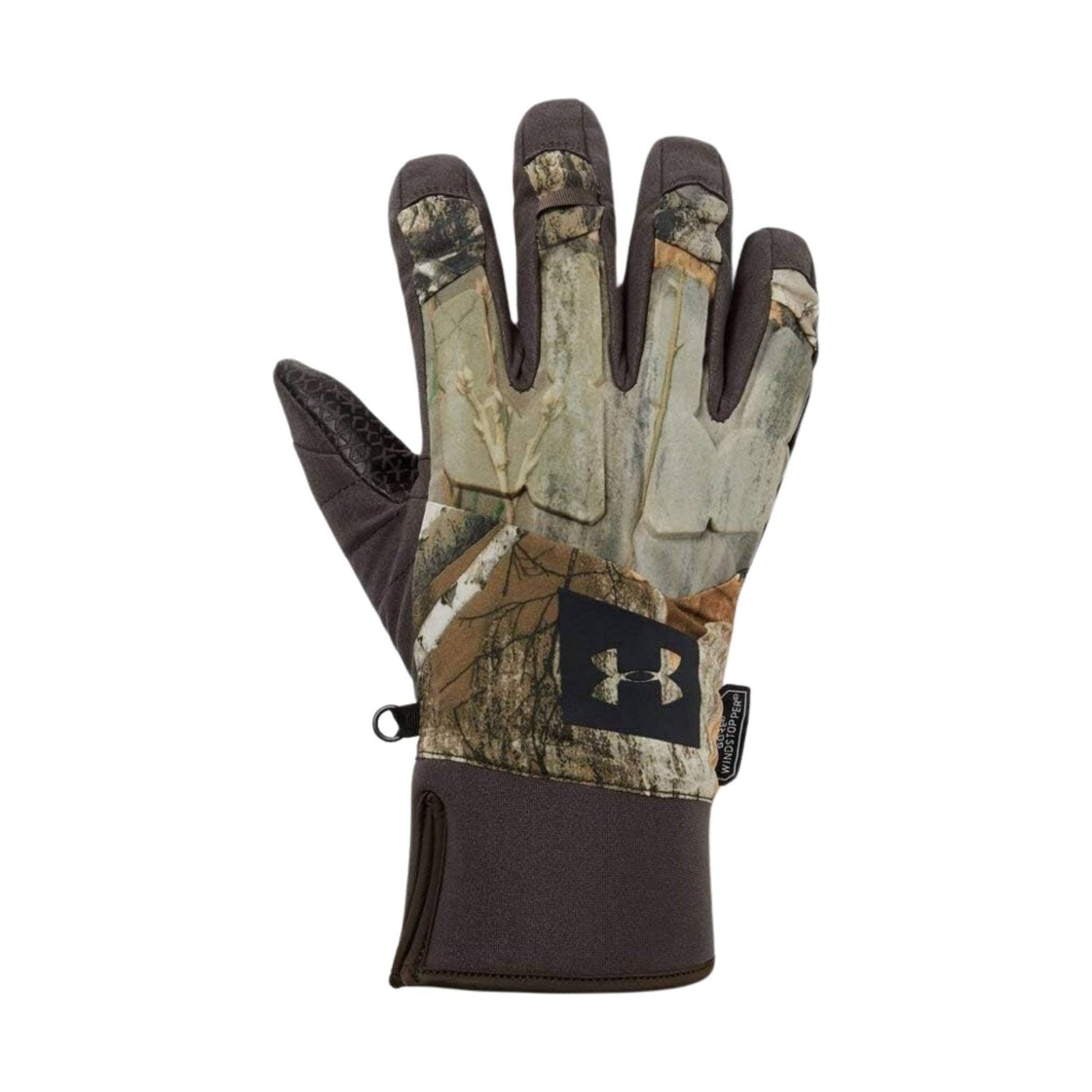 Under Armour Men's Mid Season Wind Stop Gloves - Real Tree Edge by Lenny's Shoe & Apparel