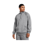 Under Armour Men's Rival Fleece Quarter Zip - Castlerock Light Heather/White by Lenny's Shoe & Apparel