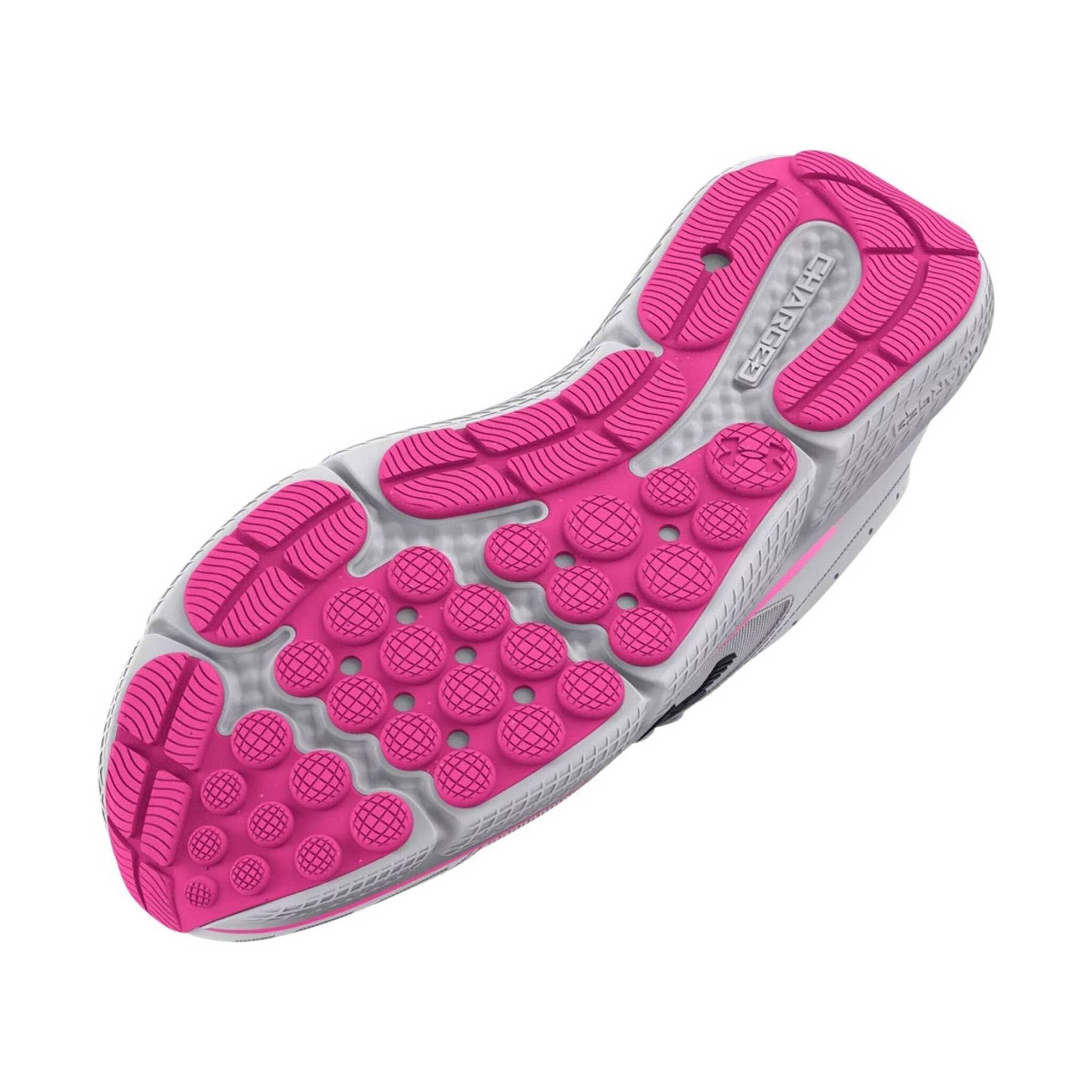 Under Armour Women's Charged Assert 10 - White/Pink by Lenny's Shoe & Apparel