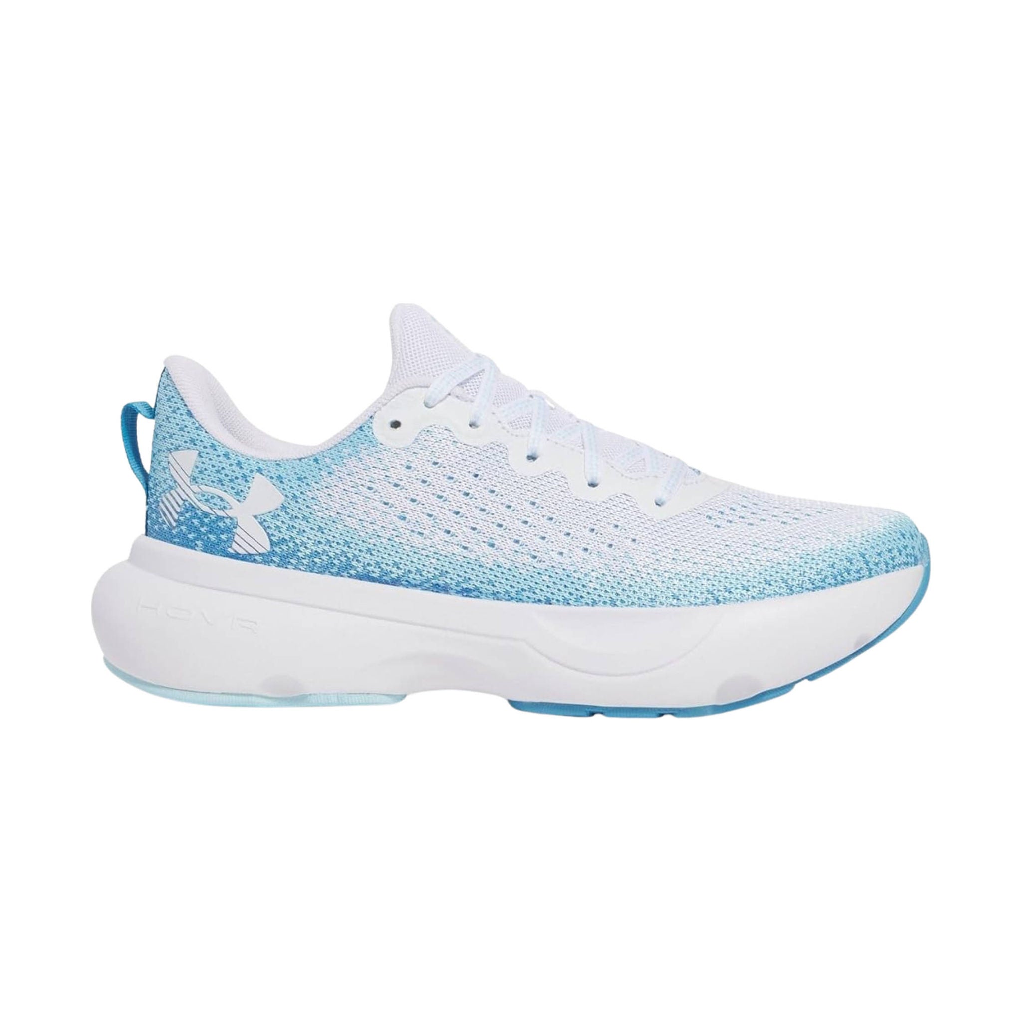 Under Armour Women's Infinite Running Shoes - White/Ether Blue/White by Lenny's Shoe & Apparel