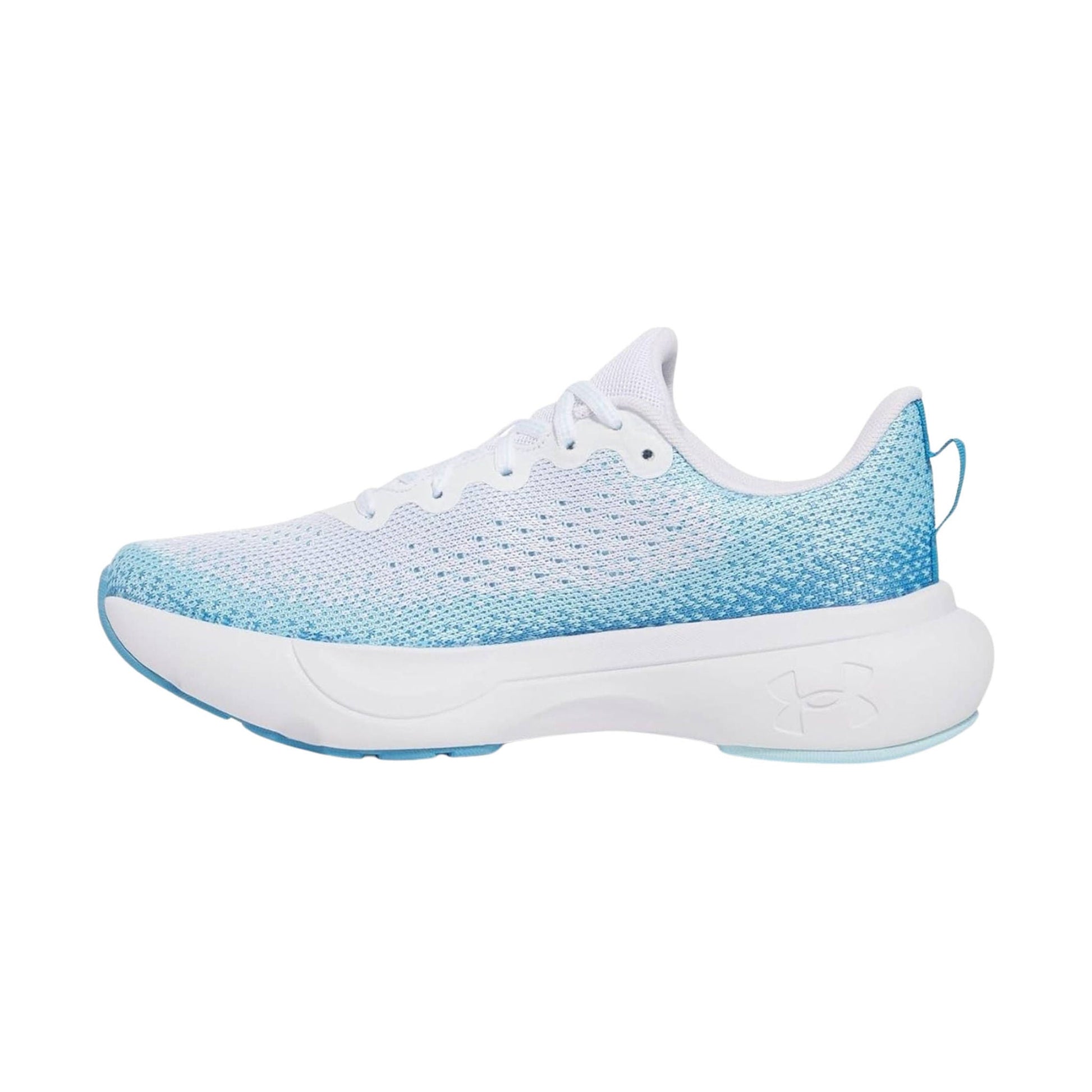Under Armour Women's Infinite Running Shoes - White/Ether Blue/White by Lenny's Shoe & Apparel