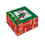 Bakery Box - 4 Cup Cakes or Cookies - Ho Ho Ho