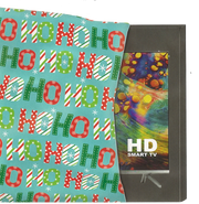 Massive TV or Bike Gift Bag - Ho Ho  Ho