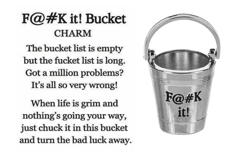 F@#K It Bucket Charm