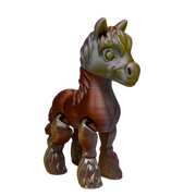 Clyde the Clydesdale  - Copper Color