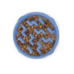 Food Dog Feeder Small Fits 1 cup Blue Notch Outward Hound by Homeportonline