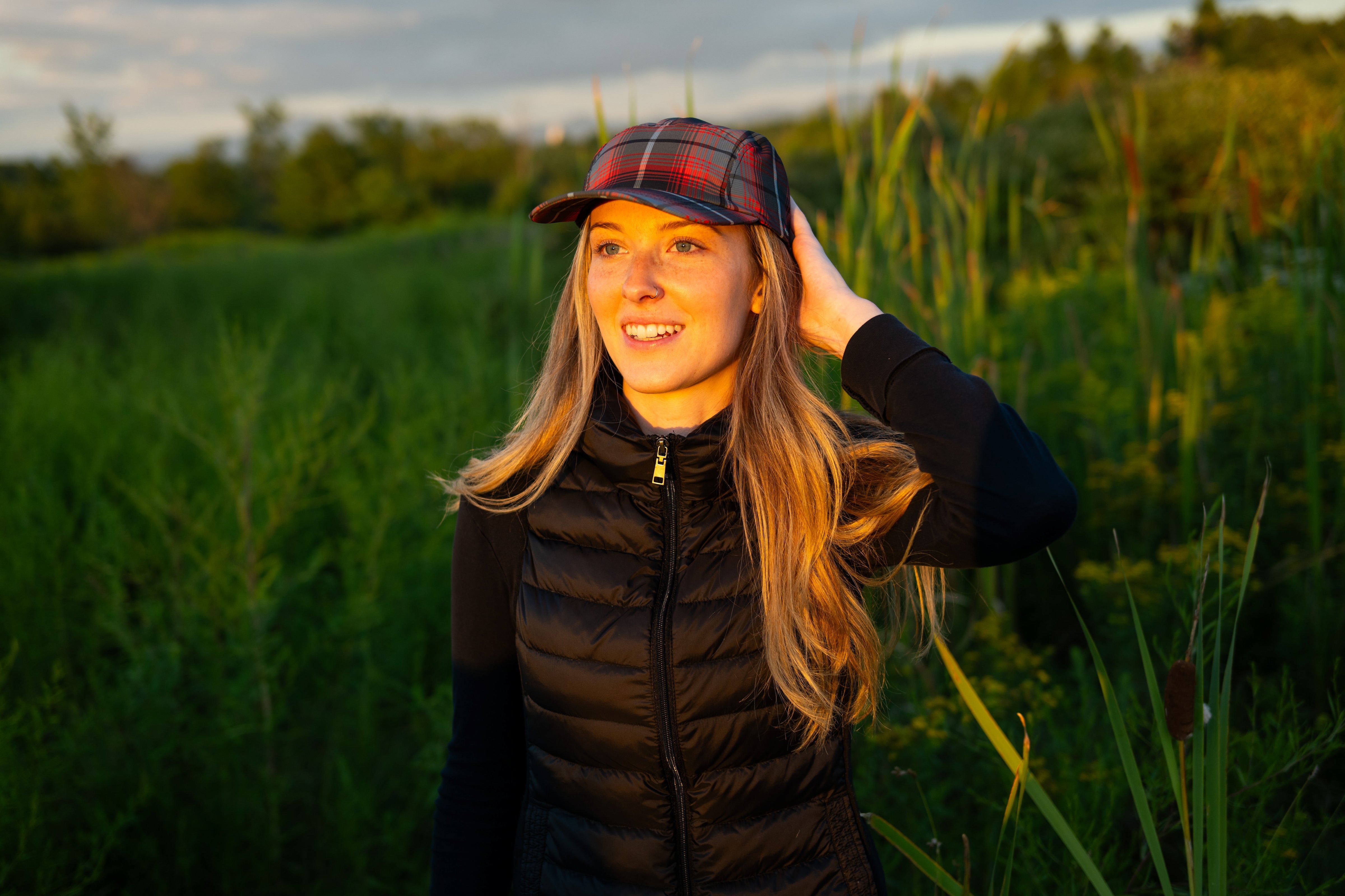 Gokyo Peak Mountain Cap | Lava Plaid by US Sherpa