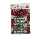 Wrap In A Hurry Pull String Gift Bag 6 piece Assortment - Style 2