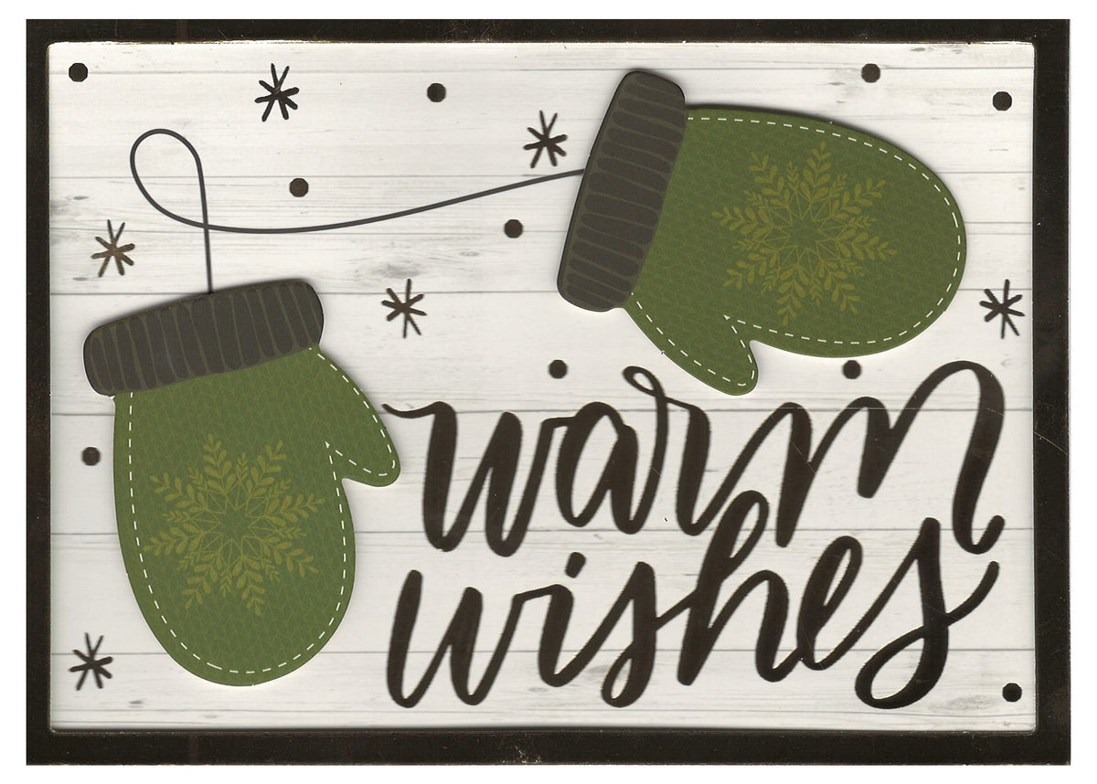 Warm Wishes Mitten Handmade Card Collection