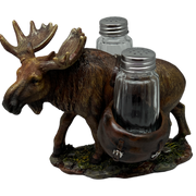 Moose Salt and Pepper Shaker Holder