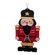 Dapper Nutcracker Santa Ornament