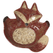 Stoneware Fox Plate