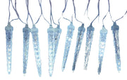 Shooting Star Icicle Lights - Cool White