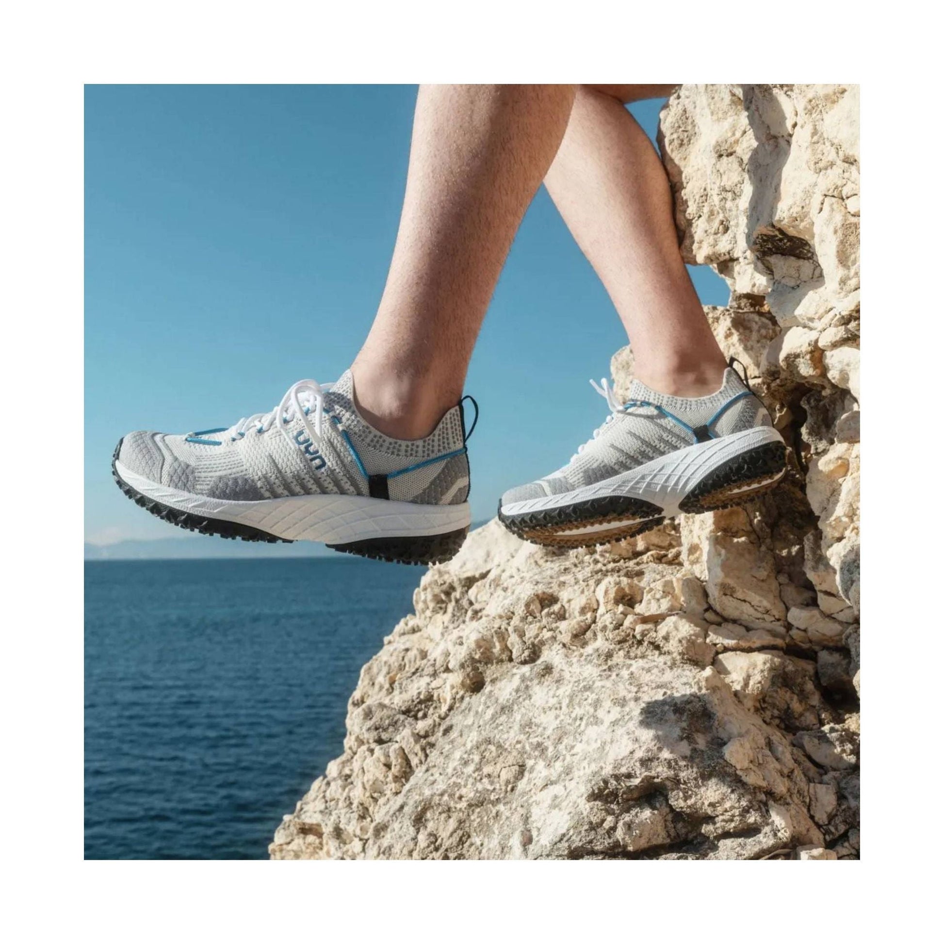 UYN Men's Urban Trail Naked Shoes - White/Grey by Lenny's Shoe & Apparel
