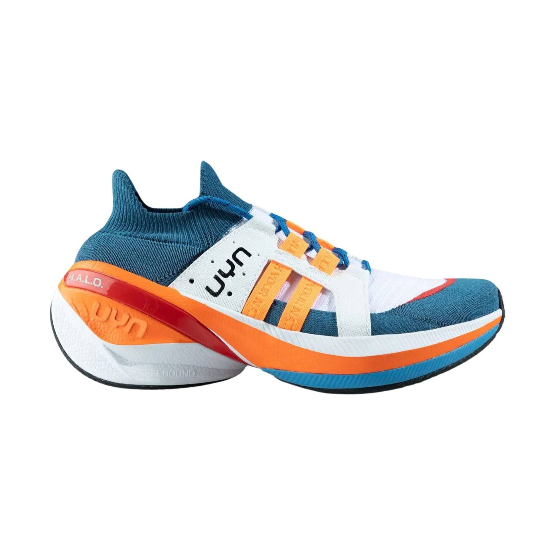 UYN Women's Synapsis Running Shoes - Blue/White/Orange by Lenny's Shoe & Apparel