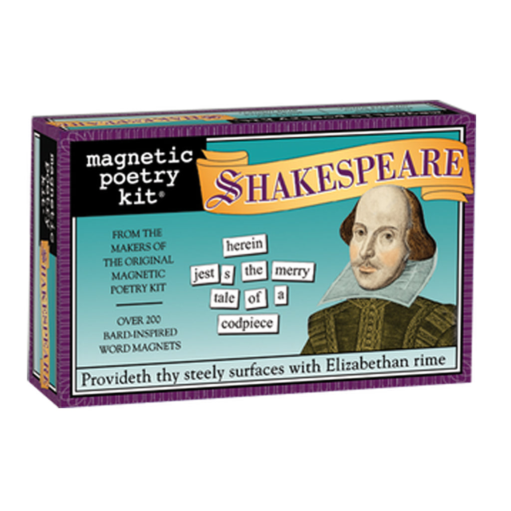 Magnetic Poetry - Shakespeare Kit - Words for Refrigerator - Write Poems and Letters on The Fridge - Made in The USA